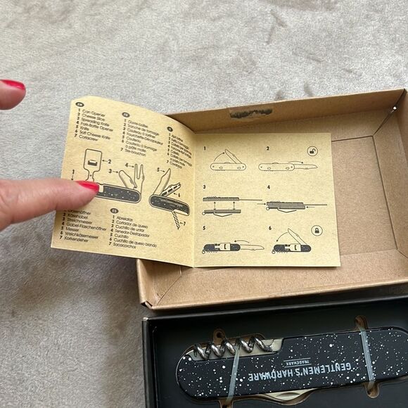 *Gentleman’s Hardware* Cheese & Wine Tool Set NEW IN BOX - Picture 7 of 8